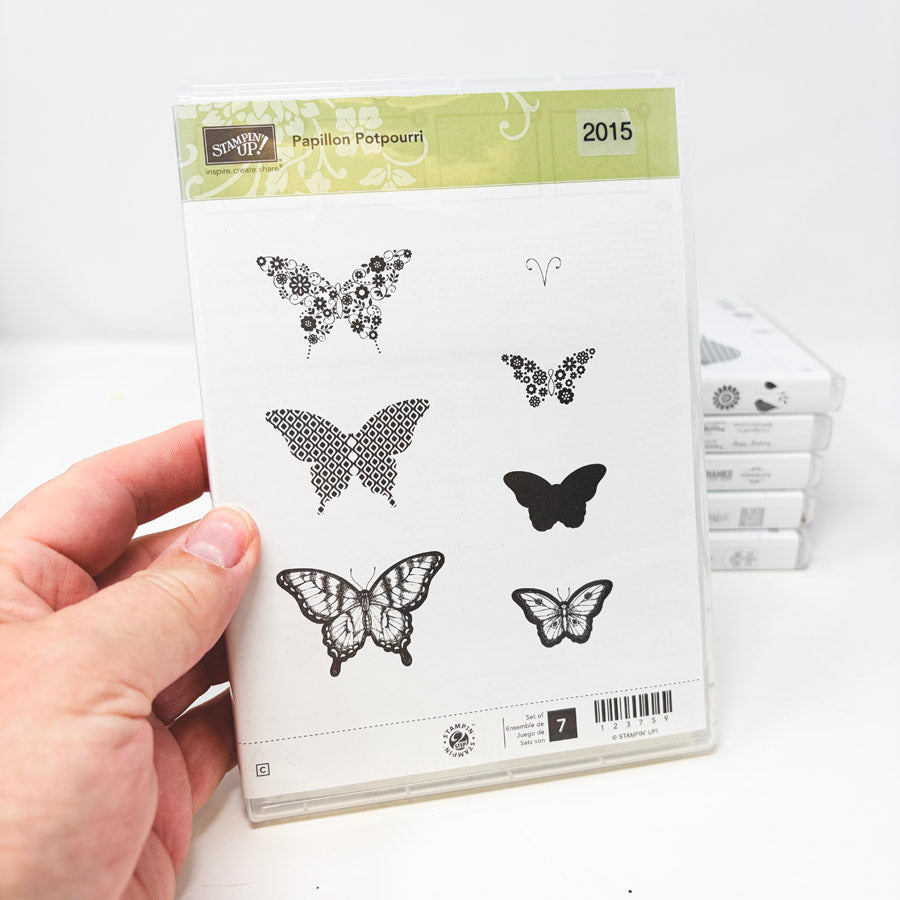 2015 Stampin’ Up Clear Mount Stamp Sets