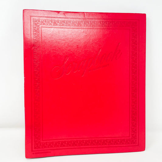 Vintage Red Scrapbook