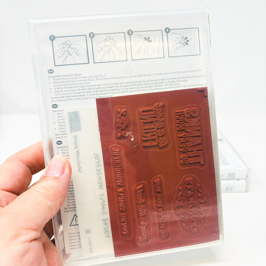 2015 Stampin’ Up Clear Mount Stamp Sets