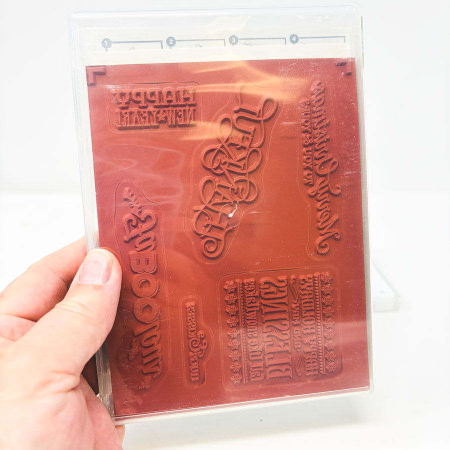 2015 Stampin’ Up Clear Mount Stamp Sets