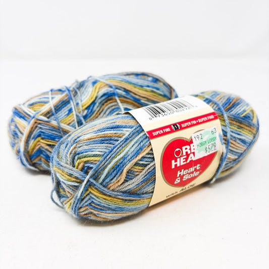 Red Heart Heart & Sole Sock Yarn Bundle (2)