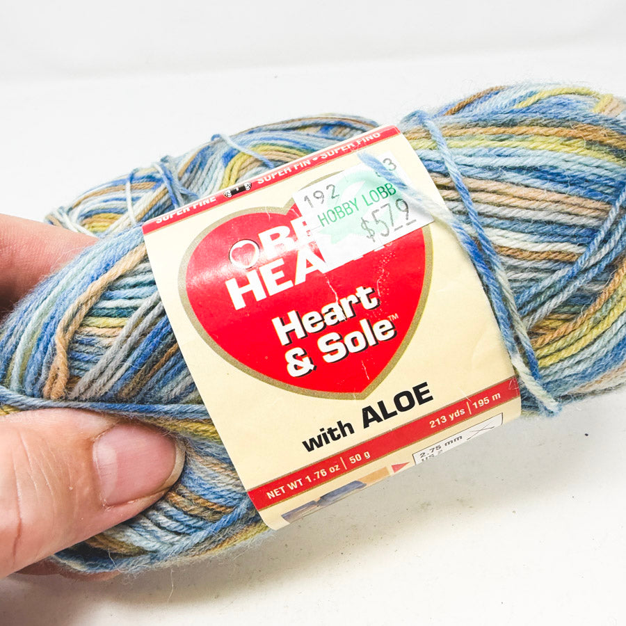 Red Heart Heart & Sole Sock Yarn Bundle (2)