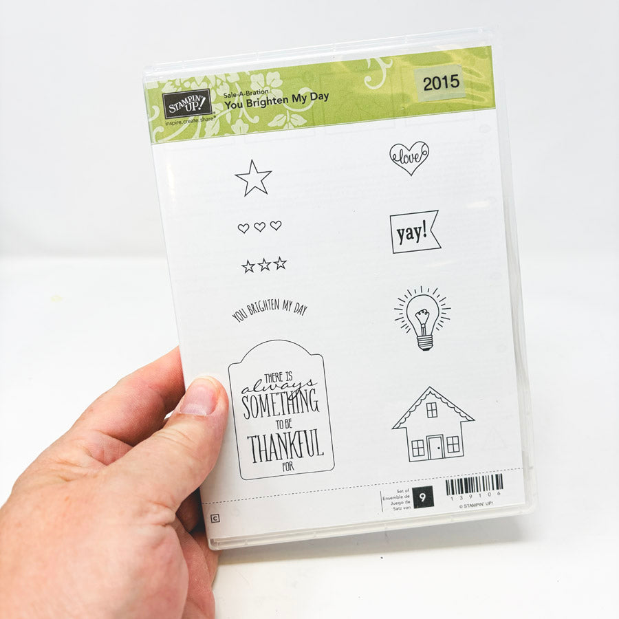 2015 Stampin’ Up Clear Mount Stamp Sets