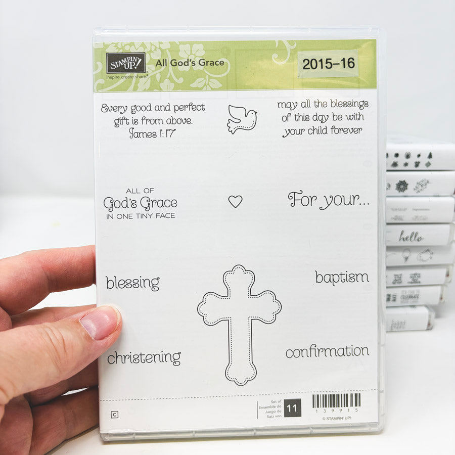 2016 Stampin’ Up Clear Mount Stamp Sets