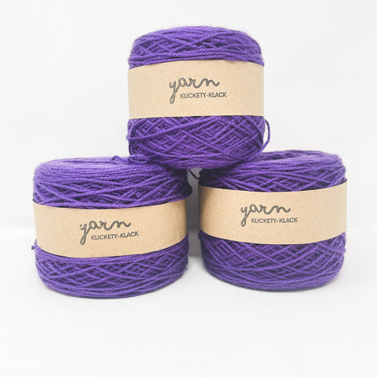 Purple Acrylic Yarn Cakes (1)
