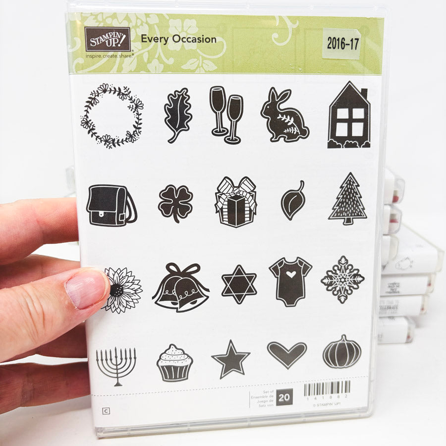 2016 Stampin’ Up Clear Mount Stamp Sets
