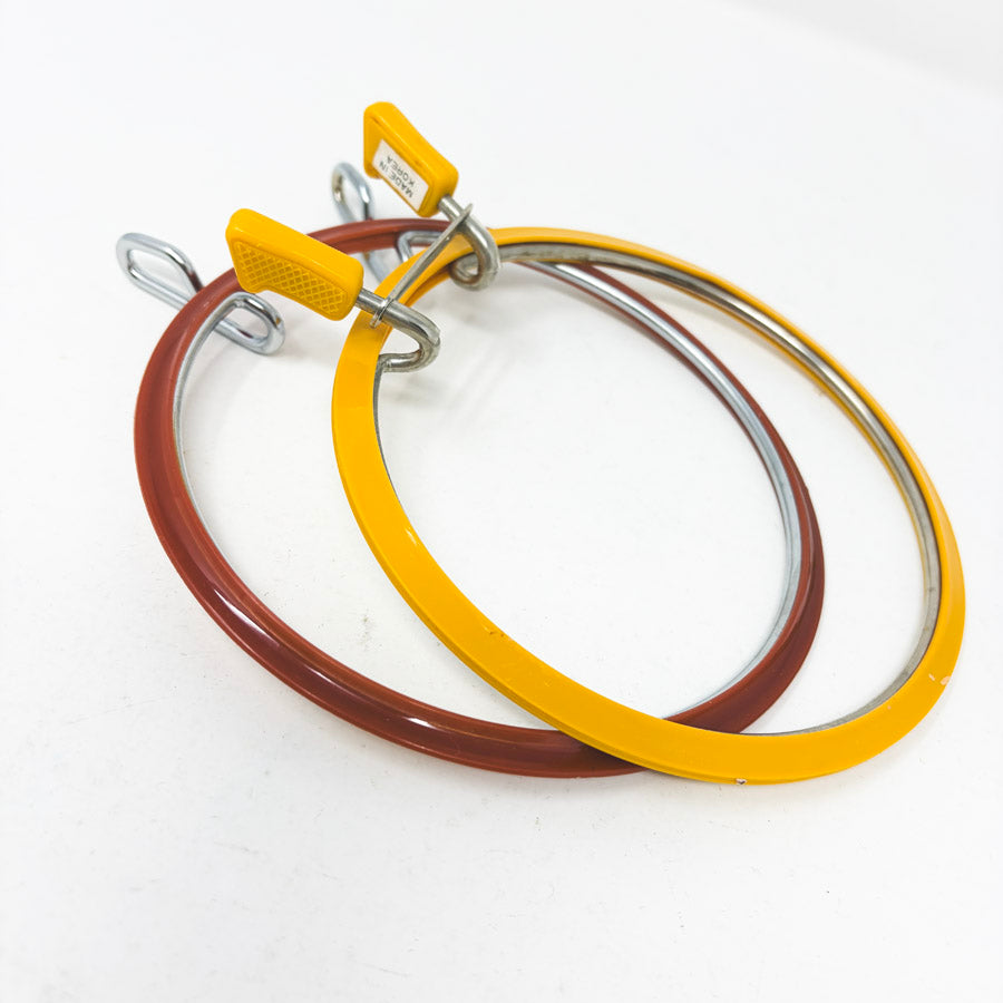 Vintage 5" Spring-Tension Embroidery Hoops (1)