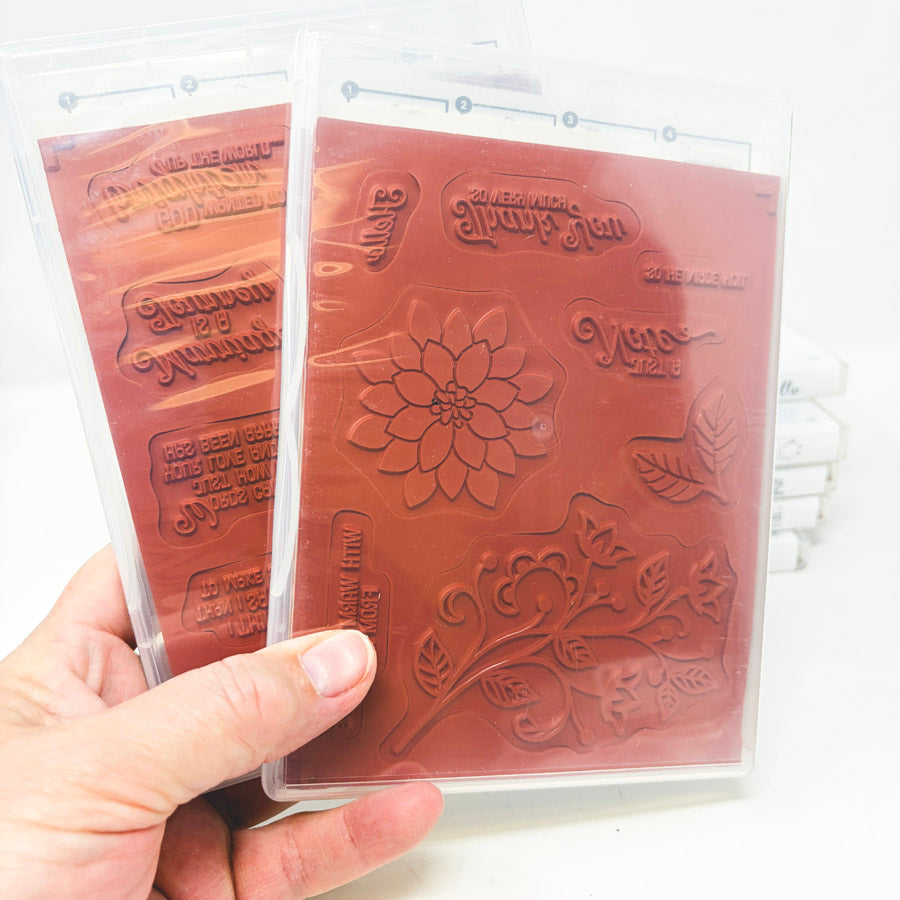 2016 Stampin’ Up Clear Mount Stamp Sets