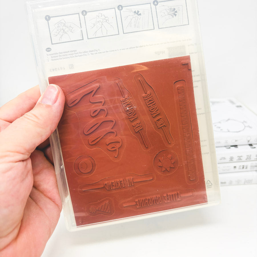 2016 Stampin’ Up Clear Mount Stamp Sets