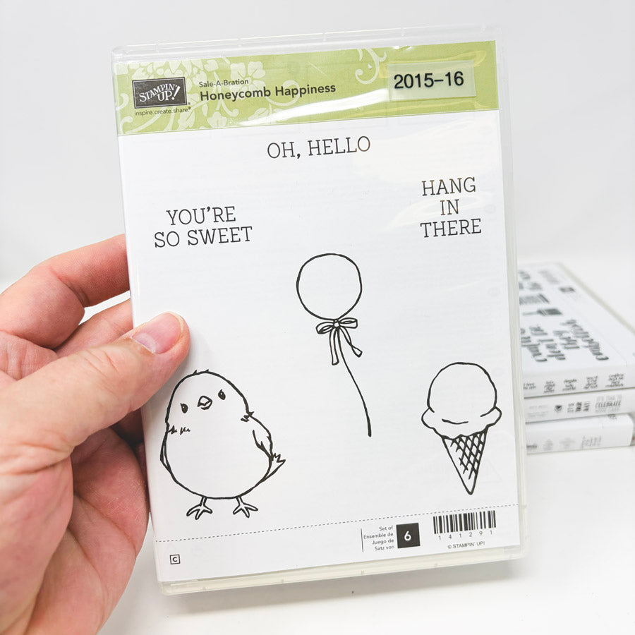 2016 Stampin’ Up Clear Mount Stamp Sets