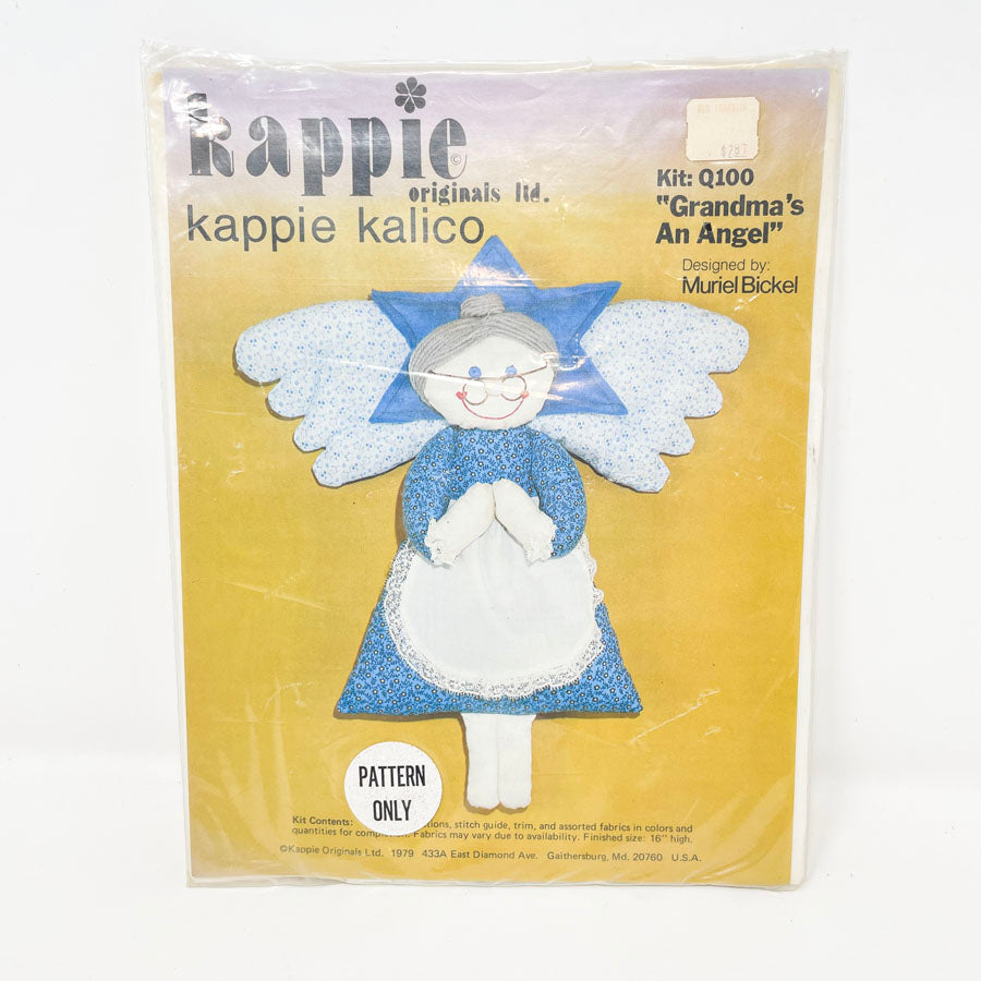 Gradma's An Angel Sewing Pattern by Kappie Originals