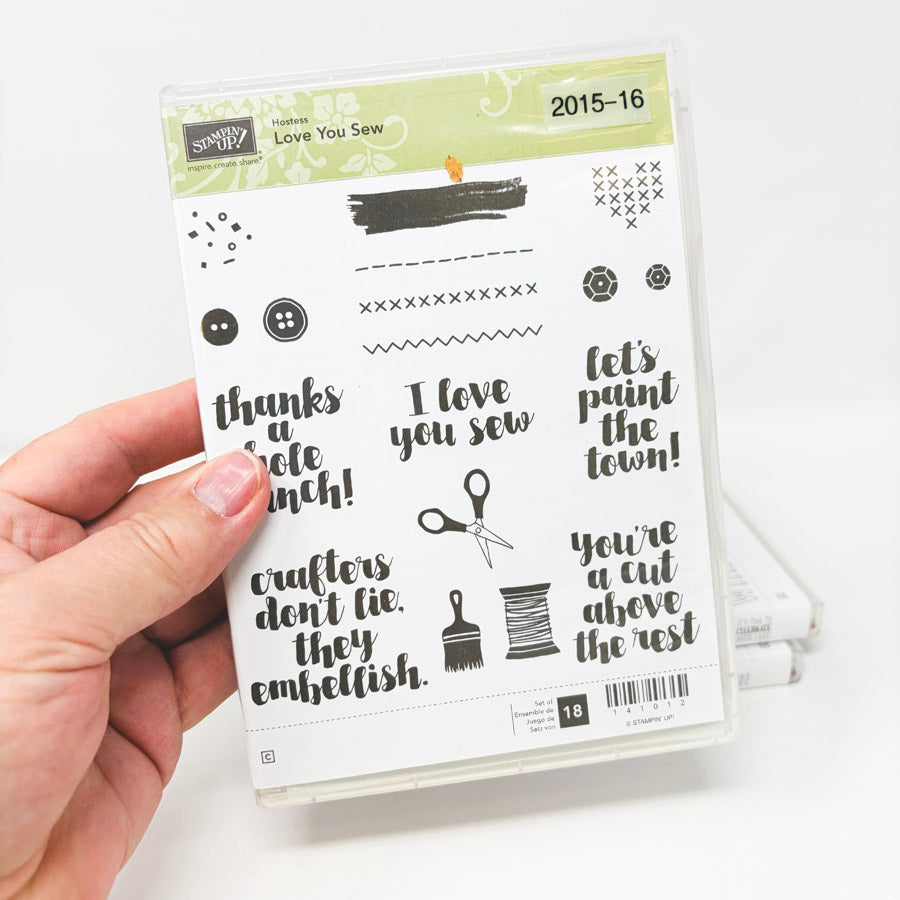 2016 Stampin’ Up Clear Mount Stamp Sets
