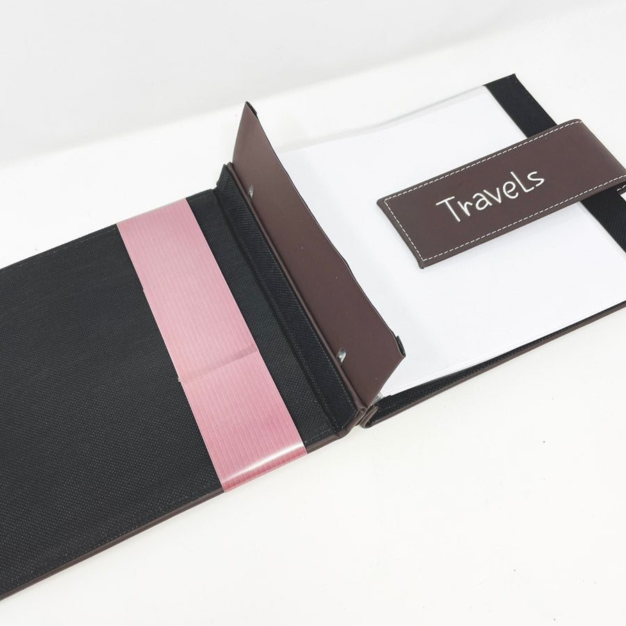 Colorbok Strappy Brag Album 8" x 8" Scrapbook