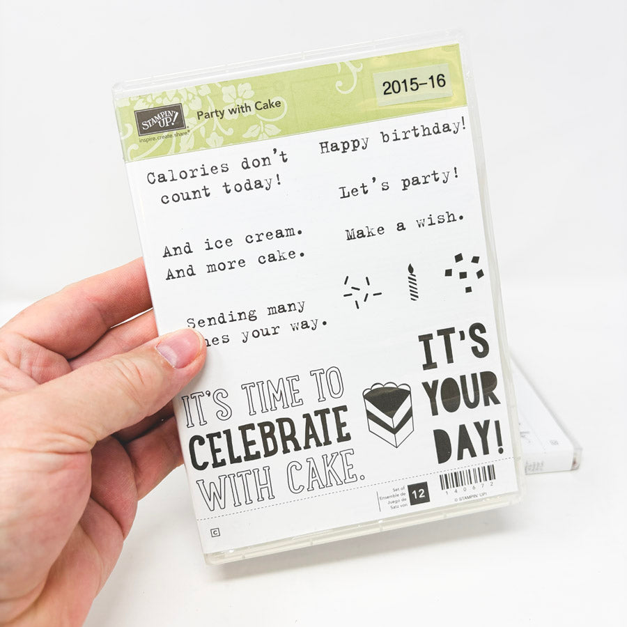2016 Stampin’ Up Clear Mount Stamp Sets