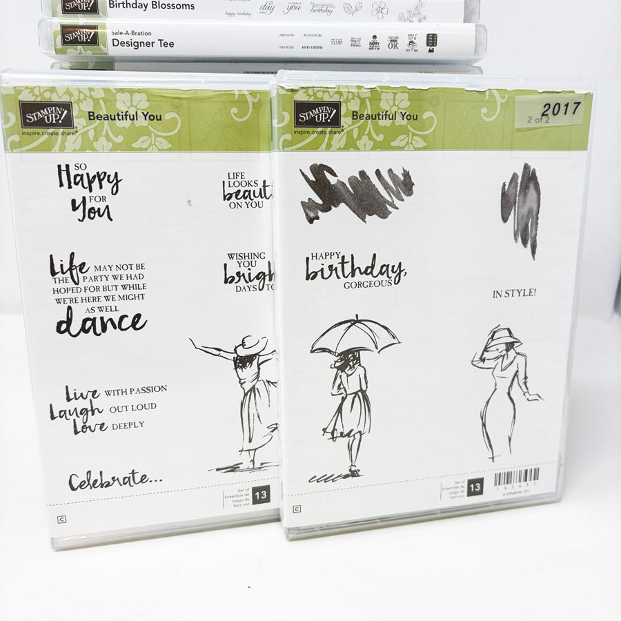 2017 Stampin’ Up Clear Mount Stamp Sets
