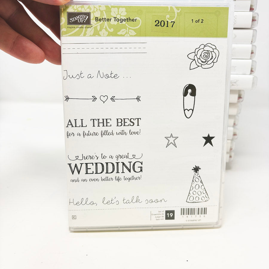 2017 Stampin’ Up Clear Mount Stamp Sets