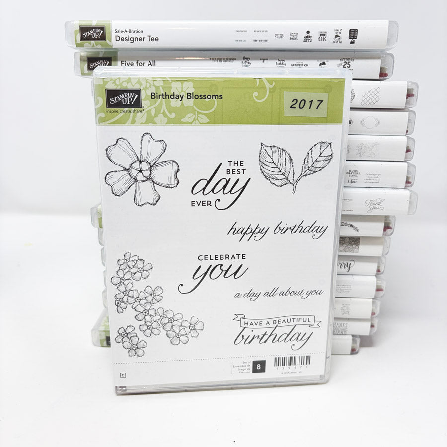 2017 Stampin’ Up Clear Mount Stamp Sets