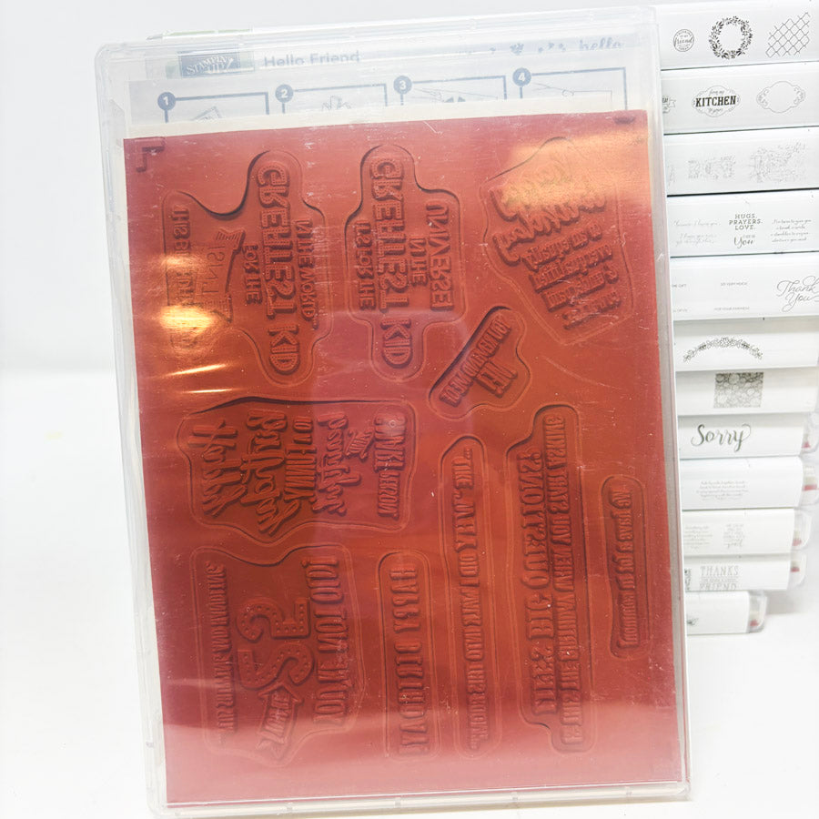 2017 Stampin’ Up Clear Mount Stamp Sets