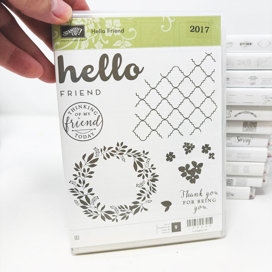 2017 Stampin’ Up Clear Mount Stamp Sets