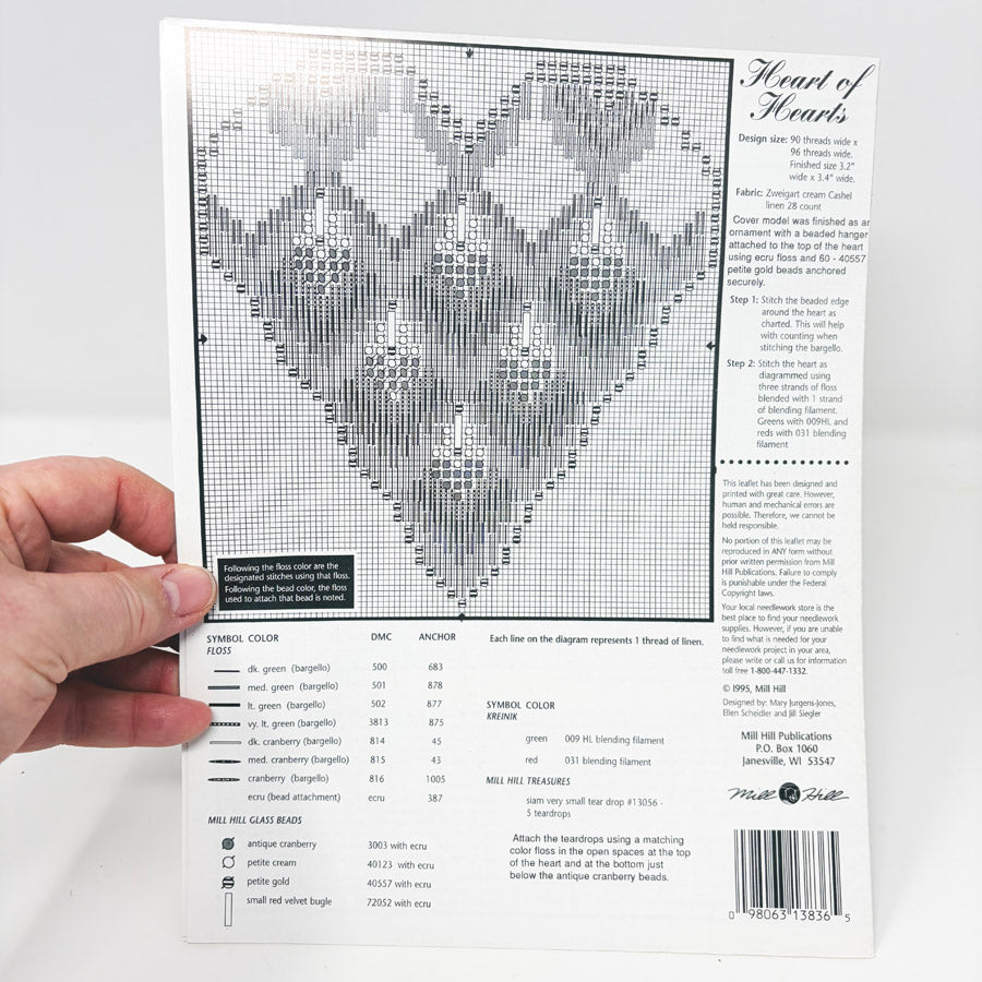 Christmas Jewels – Mill Hill Cross Stitch Pattern Leaflet