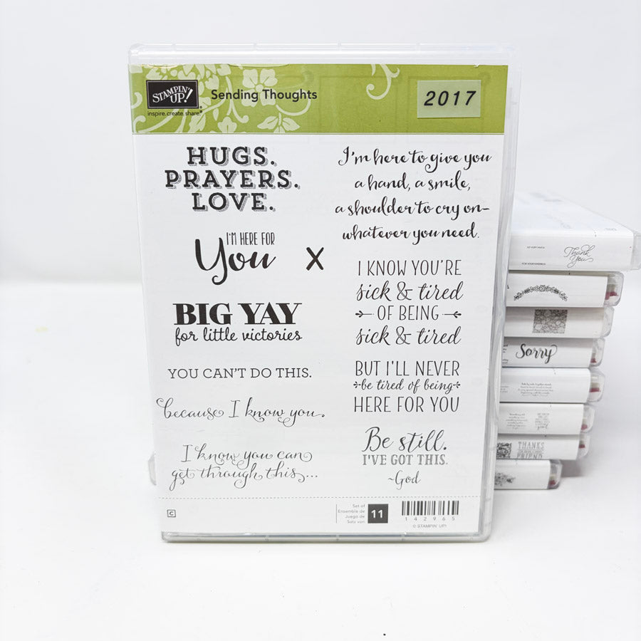 2017 Stampin’ Up Clear Mount Stamp Sets