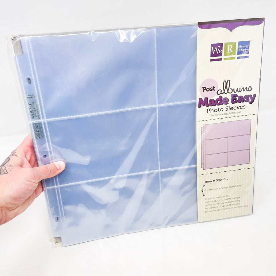 We R Memory Keepers Divided 12" x 12" Photo Sleeves