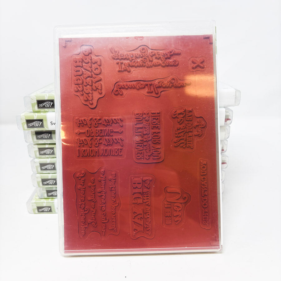 2017 Stampin’ Up Clear Mount Stamp Sets