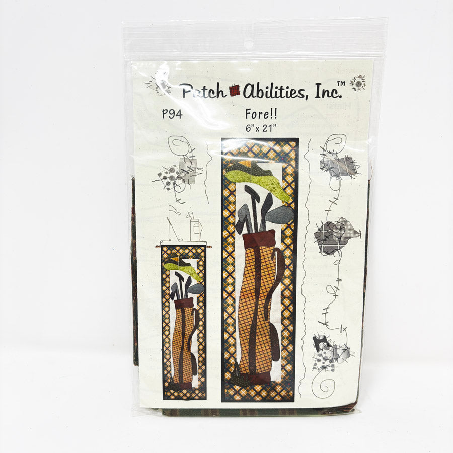 Fore!! Mini Quilt Kit by Patch Abilities