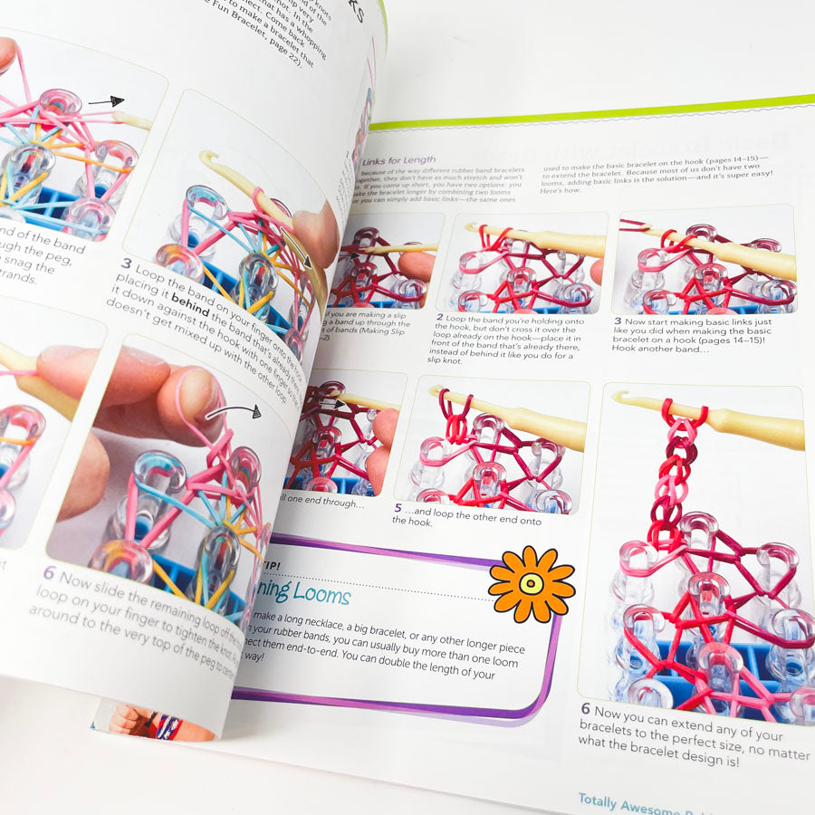 Totally Awesome Rubber Band Jewelry Book