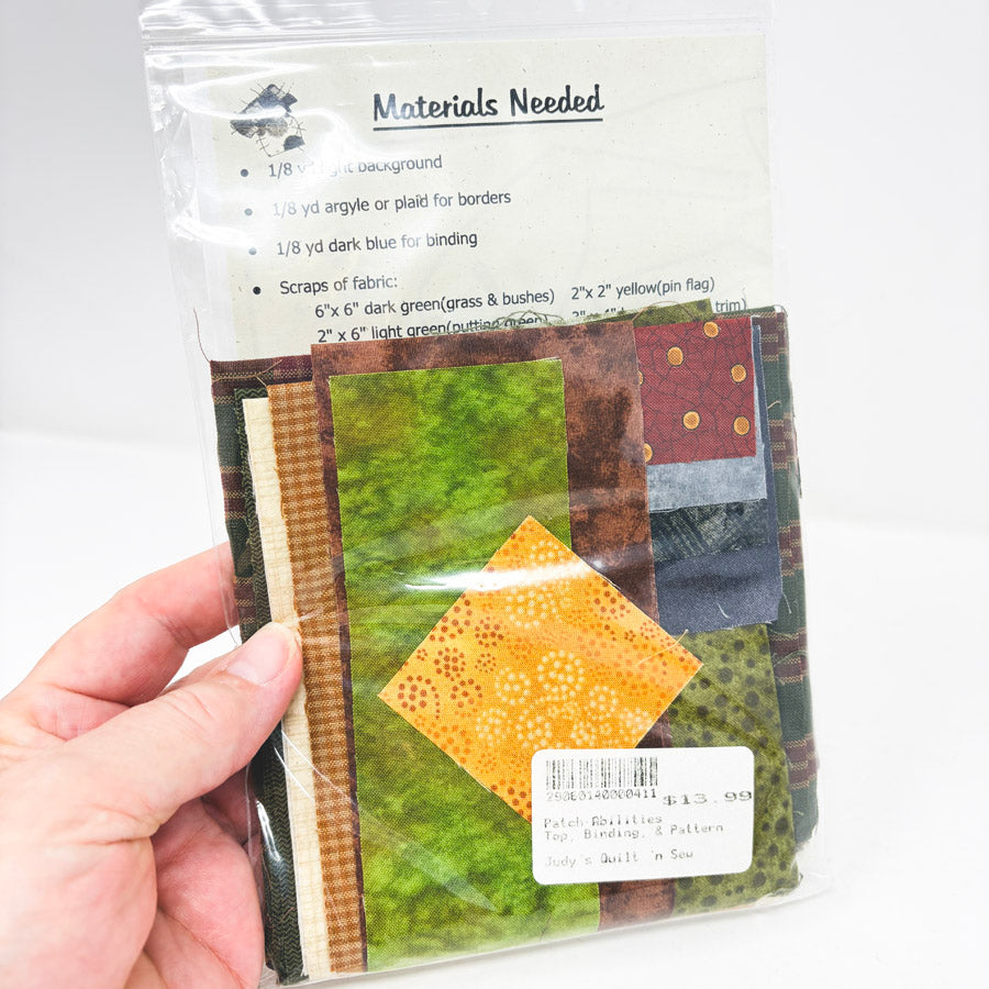 Fore!! Mini Quilt Kit by Patch Abilities