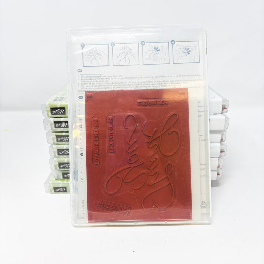 2017 Stampin’ Up Clear Mount Stamp Sets
