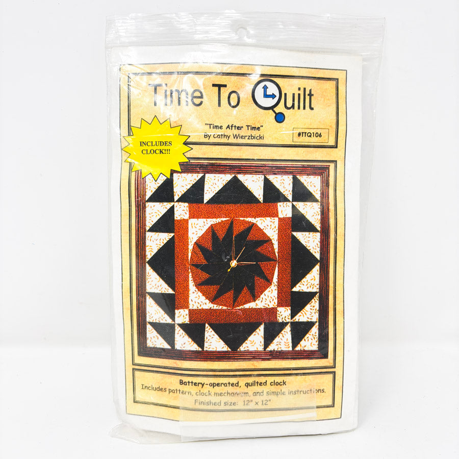 Time to Quilt Pattern and Clock Mechanicals
