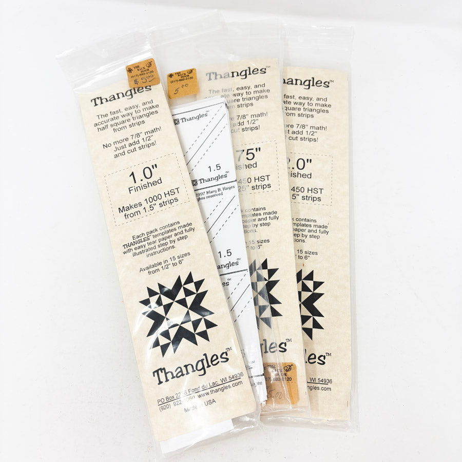 Thangles Quilting Half Square Triangle Templates