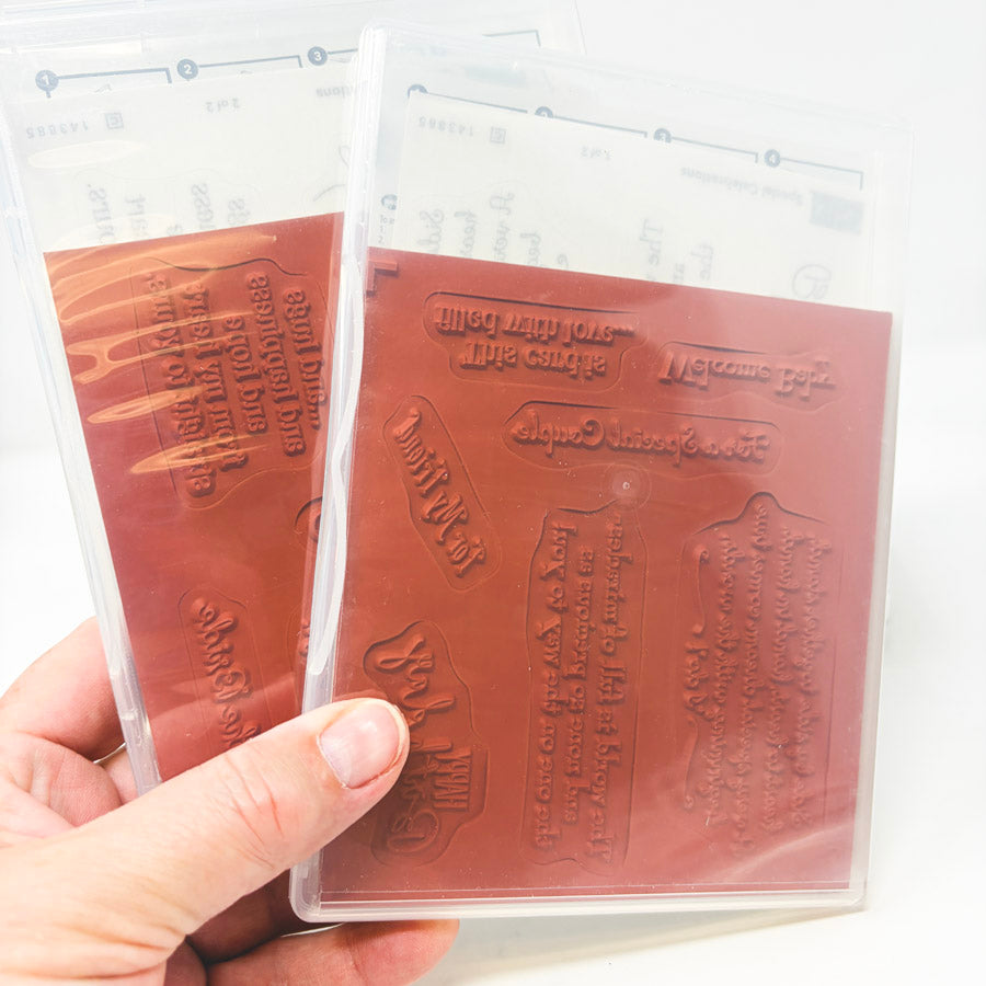 2017 Stampin’ Up Clear Mount Stamp Sets