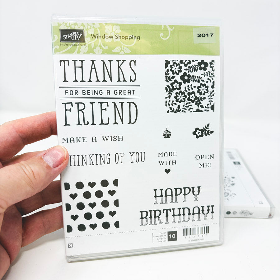 2017 Stampin’ Up Clear Mount Stamp Sets