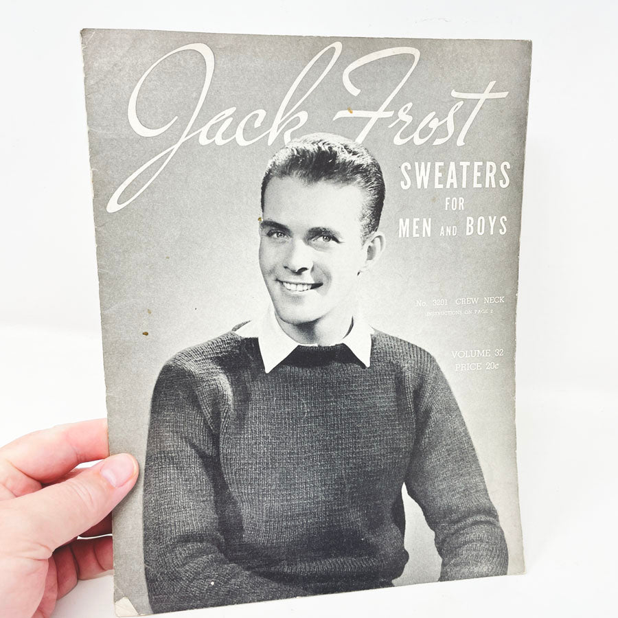 Jack Frost Sweaters for Men and Boys Booklet