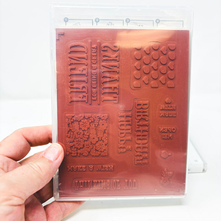2017 Stampin’ Up Clear Mount Stamp Sets