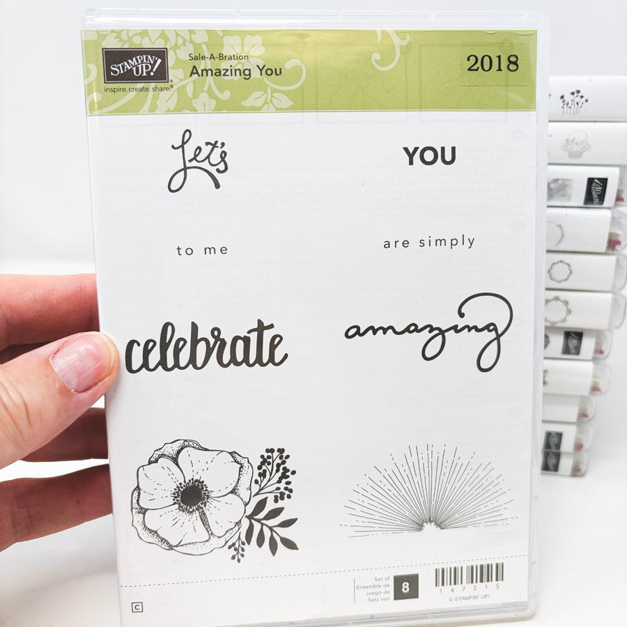 2018 Stampin’ Up Clear Mount Stamp Sets