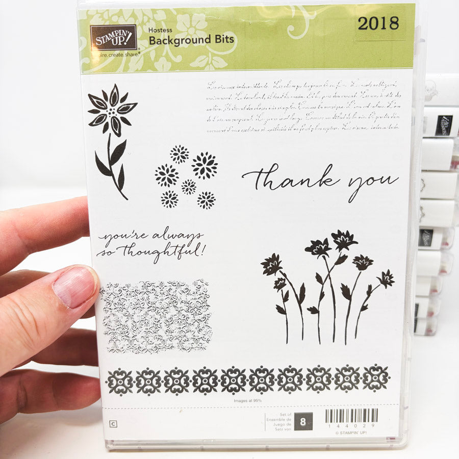 2018 Stampin’ Up Clear Mount Stamp Sets
