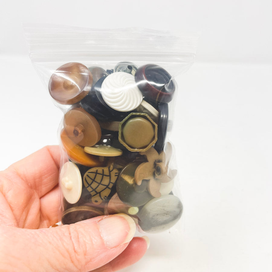 Small Bag of Assorted Shank Buttons