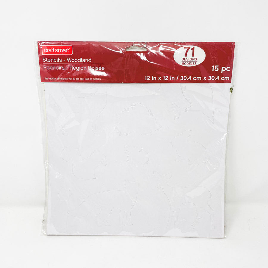 Craft Smart 12" x 12" Woodland Stencils