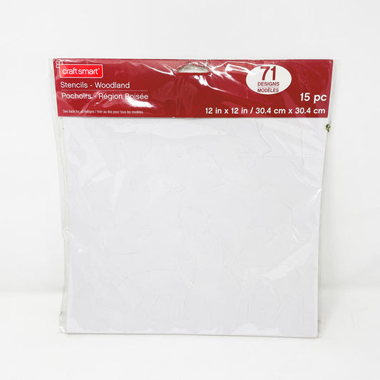 Craft Smart 12" x 12" Woodland Stencils