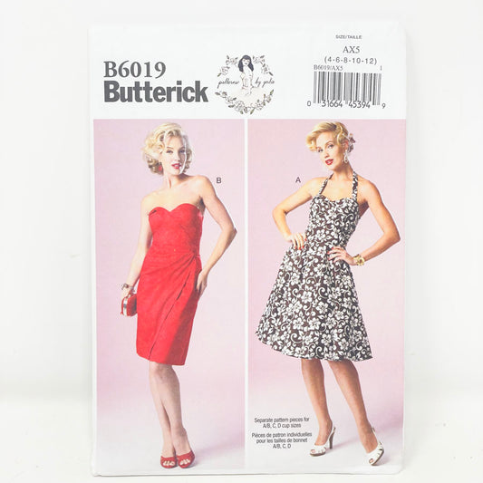 B6019 Dress Pattern (4-12) - Butterick - 2014