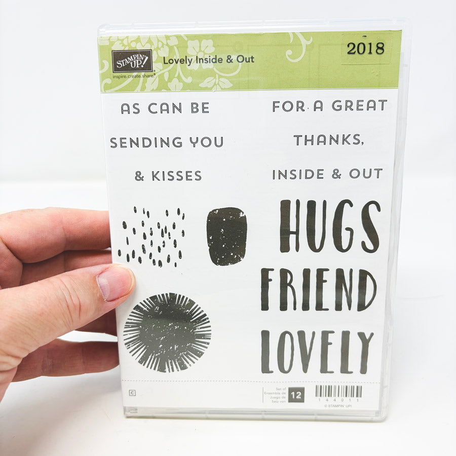 2018 Stampin’ Up Clear Mount Stamp Sets