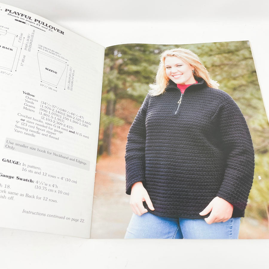 Plus Size Sweaters to Crochet Booklet