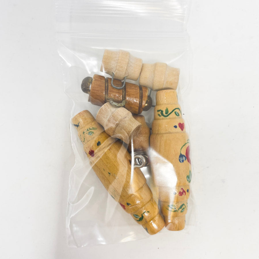 Small Bag of Wood Toggle Buttons