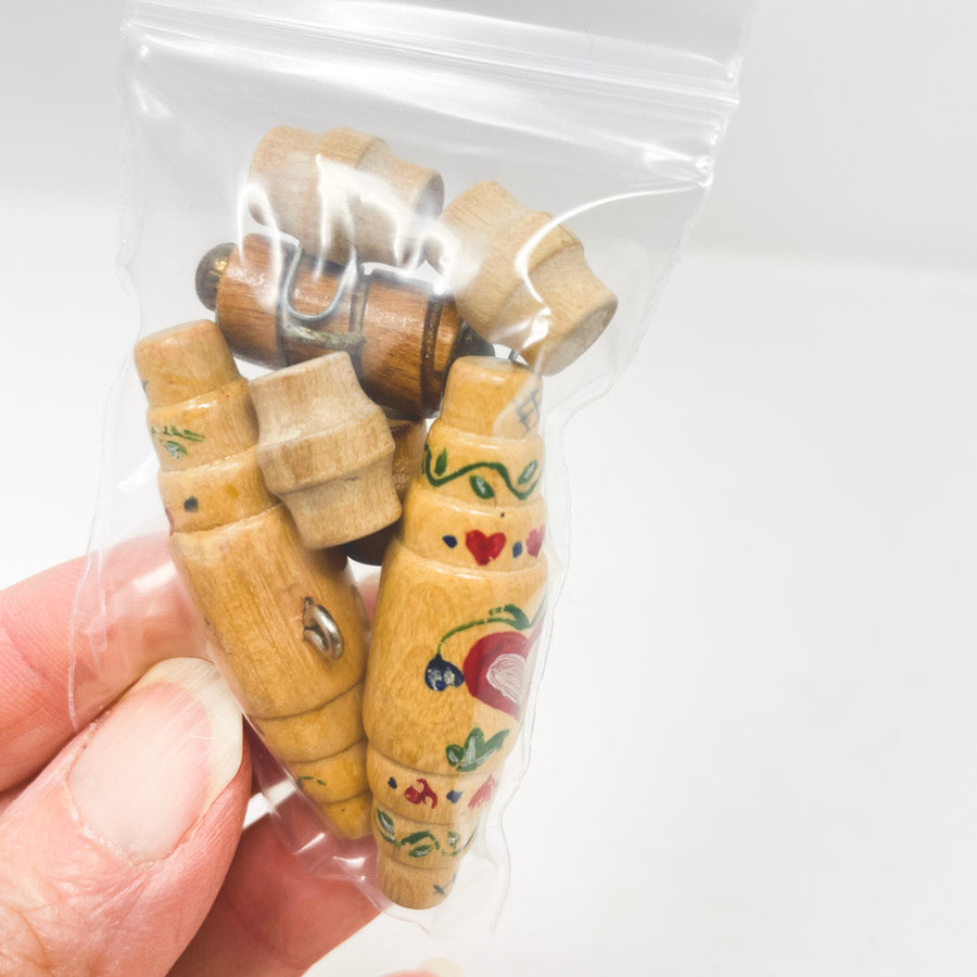Small Bag of Wood Toggle Buttons