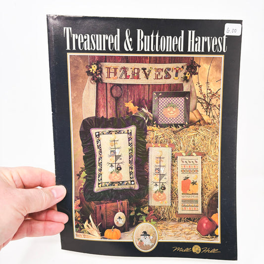 Treasured & Buttoned Harvest – Mill Hill Cross Stitch Pattern Leaflet