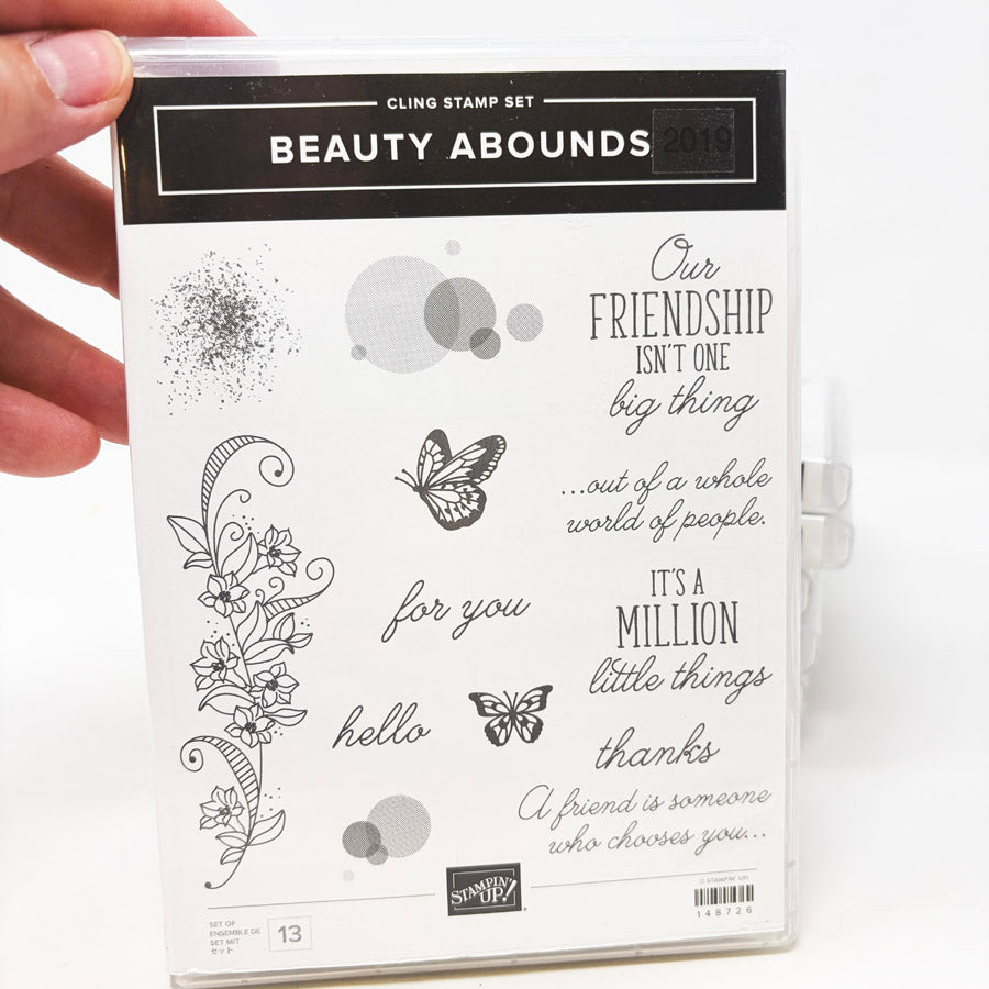 2019 Stampin’ Up Clear Mount & Cling Stamp Sets