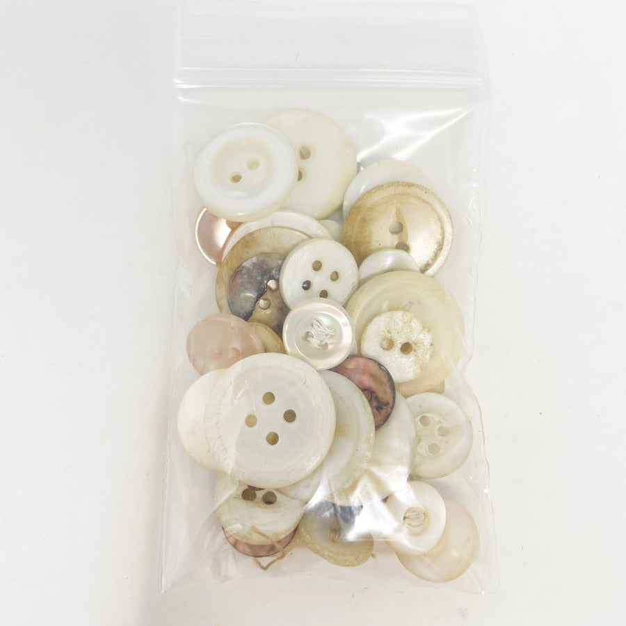 Small Bag of Assorted Shell Buttons